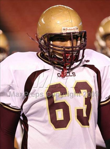 Thumbnail 3 in Bergen Catholic vs. Iona Prep (Kickoff Classic) photogallery.