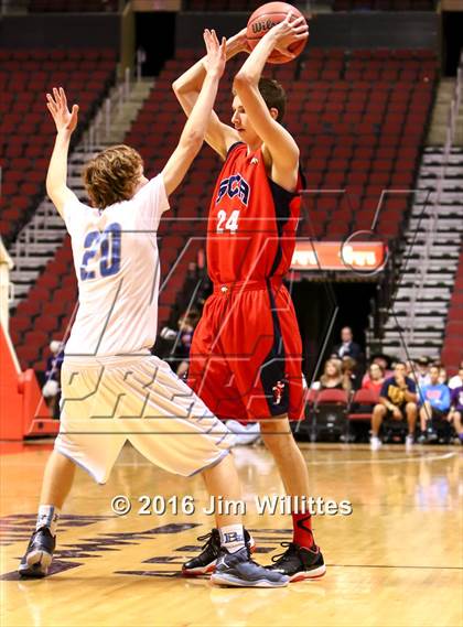 Thumbnail 3 in Scottsdale Christian Academy vs. Estrella Foothills  (AIA D3 Final) photogallery.
