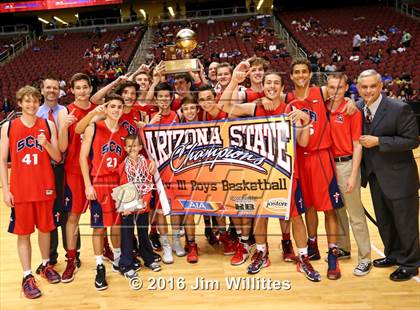 Thumbnail 3 in Scottsdale Christian Academy vs. Estrella Foothills  (AIA D3 Final) photogallery.