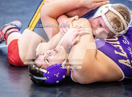 Thumbnail 3 in NYSPHSAA Section VI State Qualifier Wrestling Tournament photogallery.