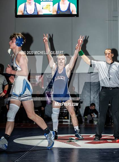 Thumbnail 2 in NYSPHSAA Section VI State Qualifier Wrestling Tournament photogallery.
