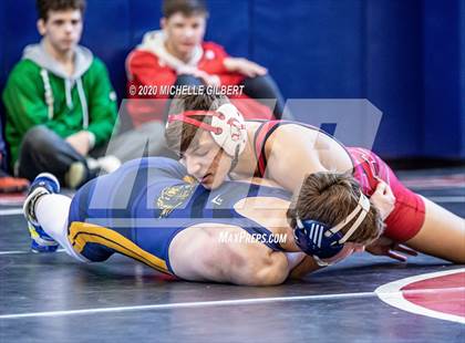 Thumbnail 3 in NYSPHSAA Section VI State Qualifier Wrestling Tournament photogallery.
