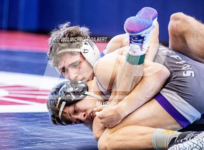 Thumbnail 3 in NYSPHSAA Section VI State Qualifier Wrestling Tournament photogallery.