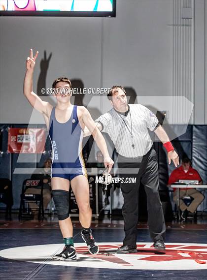 Thumbnail 3 in NYSPHSAA Section VI State Qualifier Wrestling Tournament photogallery.