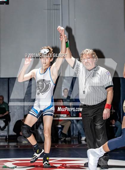 Thumbnail 3 in NYSPHSAA Section VI State Qualifier Wrestling Tournament photogallery.