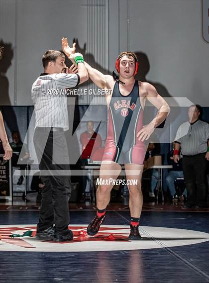Thumbnail 3 in NYSPHSAA Section VI State Qualifier Wrestling Tournament photogallery.