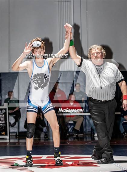 Thumbnail 1 in NYSPHSAA Section VI State Qualifier Wrestling Tournament photogallery.