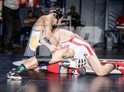 Thumbnail 3 in NYSPHSAA Section VI State Qualifier Wrestling Tournament photogallery.