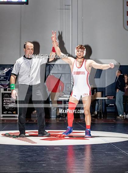 Thumbnail 1 in NYSPHSAA Section VI State Qualifier Wrestling Tournament photogallery.