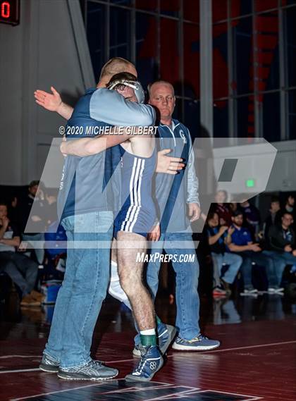 Thumbnail 3 in NYSPHSAA Section VI State Qualifier Wrestling Tournament photogallery.