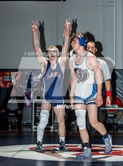 Thumbnail 1 in NYSPHSAA Section VI State Qualifier Wrestling Tournament photogallery.