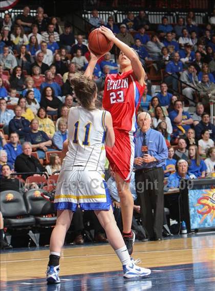 Thumbnail 2 in Berlin vs. Bacon Academy (CIAC Class M Final) photogallery.