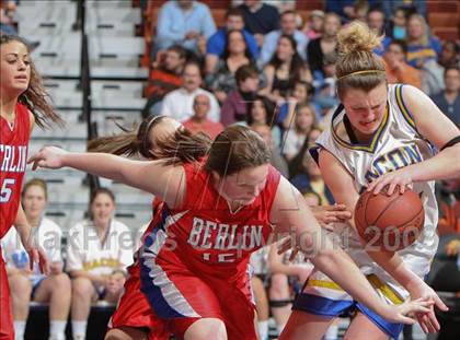 Thumbnail 2 in Berlin vs. Bacon Academy (CIAC Class M Final) photogallery.