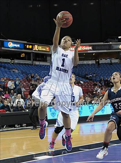 Thumbnail 3 in Modesto Christian vs. Sacramento (CIF SJS D3 Final) photogallery.