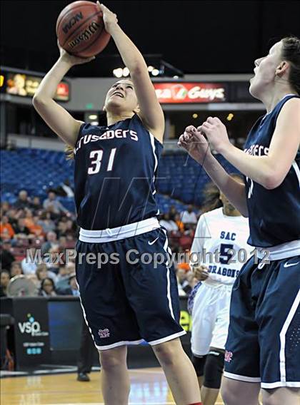 Thumbnail 1 in Modesto Christian vs. Sacramento (CIF SJS D3 Final) photogallery.