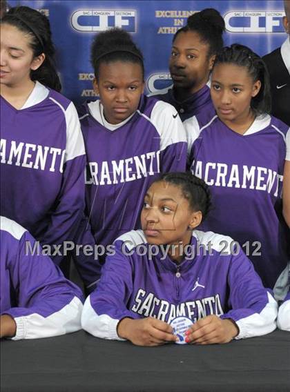 Thumbnail 2 in Modesto Christian vs. Sacramento (CIF SJS D3 Final) photogallery.