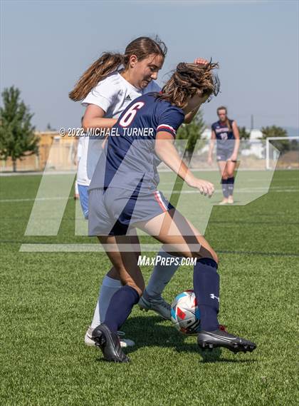 Thumbnail 1 in Coeur d'Alene Charter Academy vs Coeur d'Alene (scrimmage) photogallery.