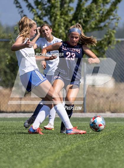 Thumbnail 2 in Coeur d'Alene Charter Academy vs Coeur d'Alene (scrimmage) photogallery.