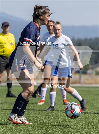Thumbnail 2 in Coeur d'Alene Charter Academy vs Coeur d'Alene (scrimmage) photogallery.