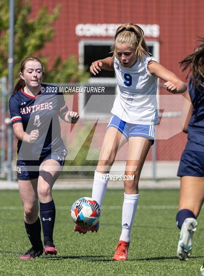 Thumbnail 3 in Coeur d'Alene Charter Academy vs Coeur d'Alene (scrimmage) photogallery.