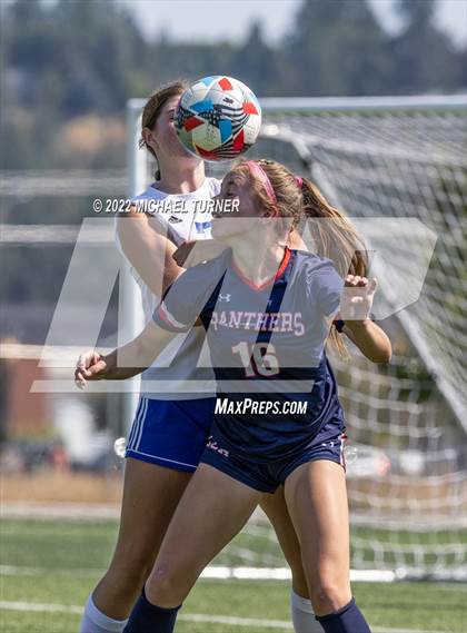 Thumbnail 3 in Coeur d'Alene Charter Academy vs Coeur d'Alene (scrimmage) photogallery.