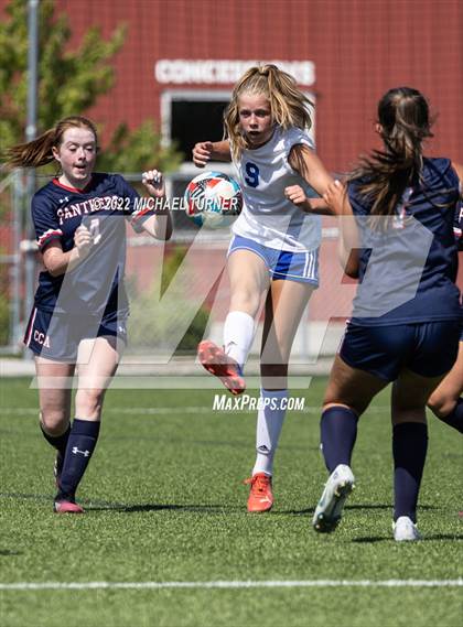 Thumbnail 1 in Coeur d'Alene Charter Academy vs Coeur d'Alene (scrimmage) photogallery.