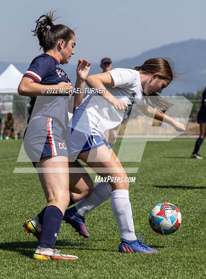 Thumbnail 2 in Coeur d'Alene Charter Academy vs Coeur d'Alene (scrimmage) photogallery.