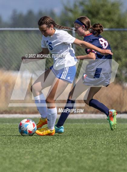 Thumbnail 3 in Coeur d'Alene Charter Academy vs Coeur d'Alene (scrimmage) photogallery.
