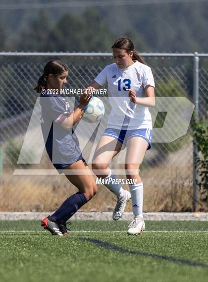 Thumbnail 3 in Coeur d'Alene Charter Academy vs Coeur d'Alene (scrimmage) photogallery.