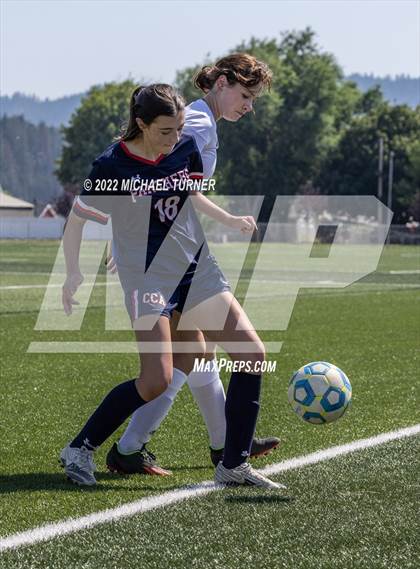 Thumbnail 3 in Coeur d'Alene Charter Academy vs Coeur d'Alene (scrimmage) photogallery.