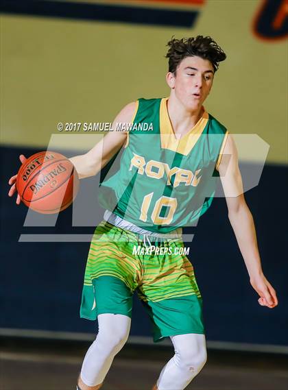 Thumbnail 3 in  La Canada vs Royal (West Valley Tip-off) photogallery.