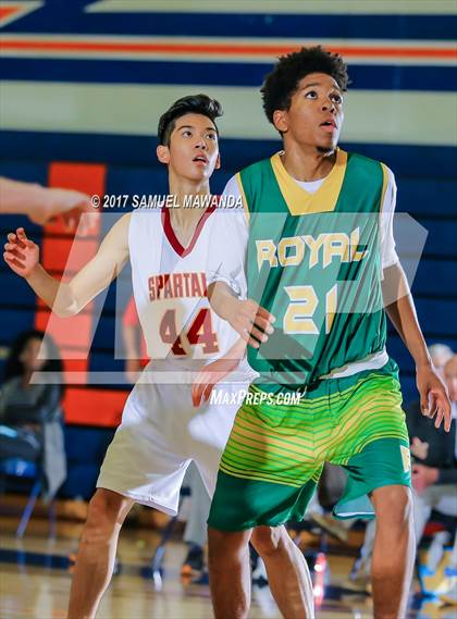 Thumbnail 3 in  La Canada vs Royal (West Valley Tip-off) photogallery.