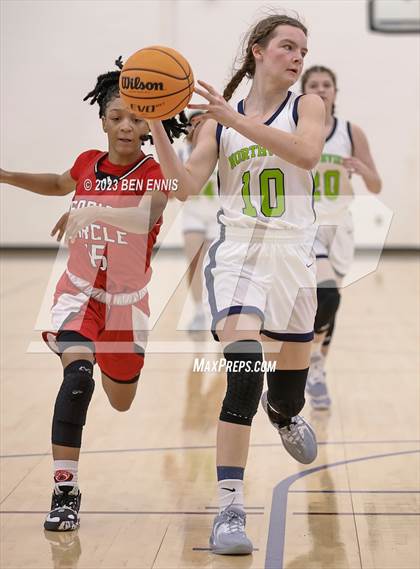 Thumbnail 2 in Northview vs Social Circle (MLK Luella HoopKlub Showcase) photogallery.