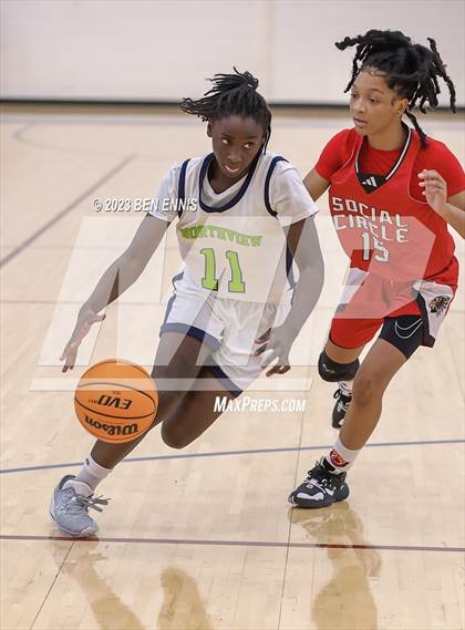 Thumbnail 1 in Northview vs Social Circle (MLK Luella HoopKlub Showcase) photogallery.