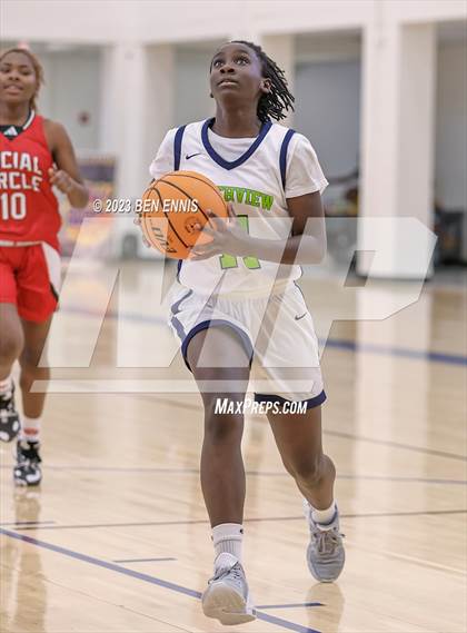 Thumbnail 1 in Northview vs Social Circle (MLK Luella HoopKlub Showcase) photogallery.