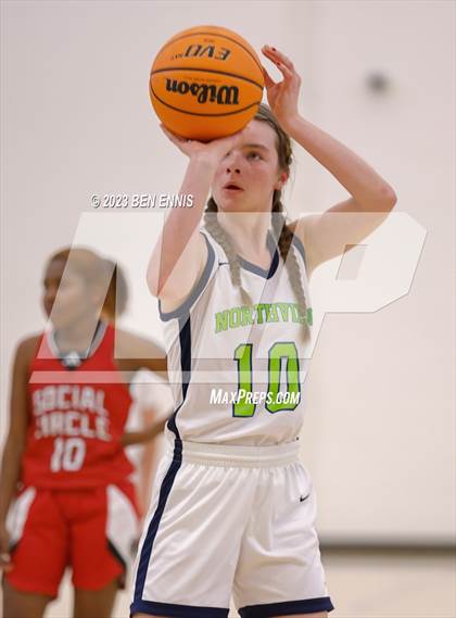 Thumbnail 2 in Northview vs Social Circle (MLK Luella HoopKlub Showcase) photogallery.