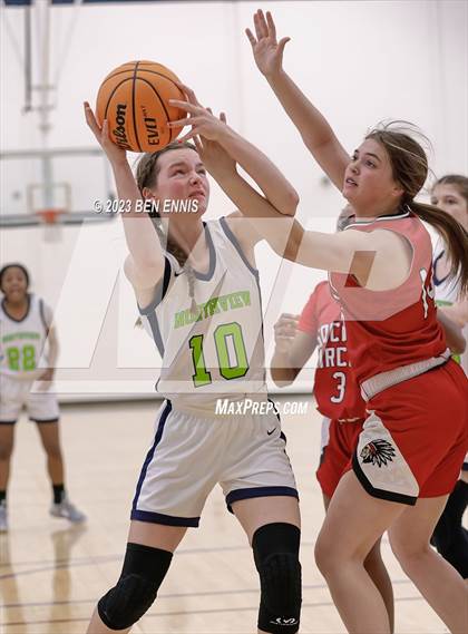 Thumbnail 1 in Northview vs Social Circle (MLK Luella HoopKlub Showcase) photogallery.