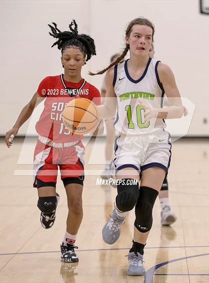 Thumbnail 3 in Northview vs Social Circle (MLK Luella HoopKlub Showcase) photogallery.