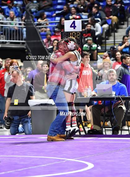Thumbnail 1 in UIL State Championships - 6A 95lb Final photogallery.