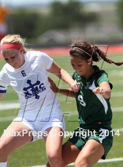 Thumbnail 3 in Kapaun Mt. Carmel vs Bishop Carroll (KSHSAA 5A Third Place) photogallery.