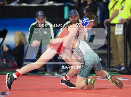 Thumbnail 2 in NYSPHSAA Wrestling Championships - Pigtails and Preliminaries photogallery.