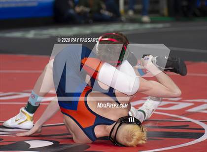 Thumbnail 2 in NYSPHSAA Wrestling Championships - Pigtails and Preliminaries photogallery.