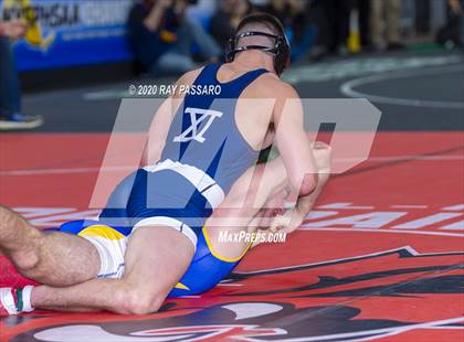 Thumbnail 1 in NYSPHSAA Wrestling Championships - Pigtails and Preliminaries photogallery.
