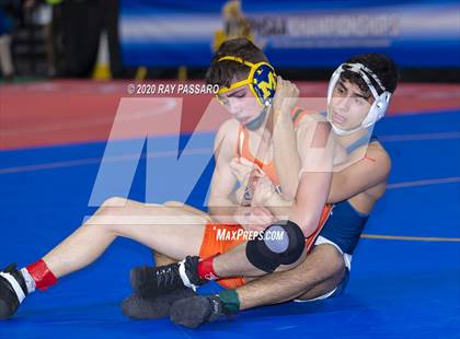 Thumbnail 3 in NYSPHSAA Wrestling Championships - Pigtails and Preliminaries photogallery.
