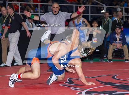 Thumbnail 1 in NYSPHSAA Wrestling Championships - Pigtails and Preliminaries photogallery.