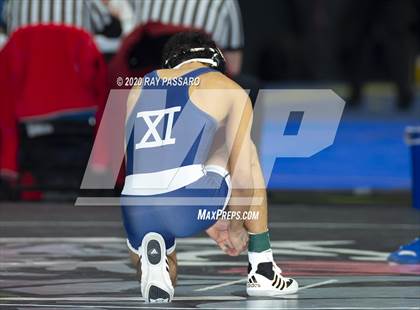Thumbnail 3 in NYSPHSAA Wrestling Championships - Pigtails and Preliminaries photogallery.