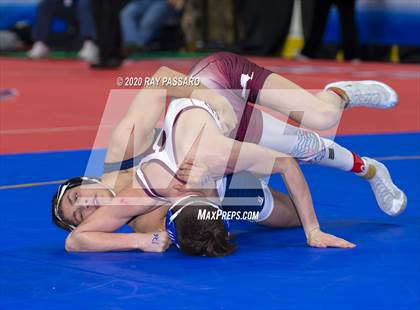 Thumbnail 2 in NYSPHSAA Wrestling Championships - Pigtails and Preliminaries photogallery.