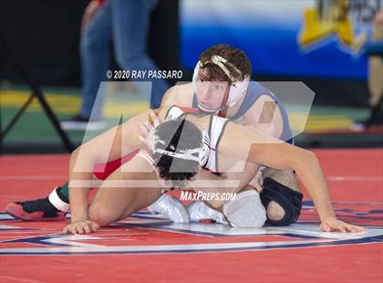 Thumbnail 1 in NYSPHSAA Wrestling Championships - Pigtails and Preliminaries photogallery.