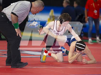 Thumbnail 2 in NYSPHSAA Wrestling Championships - Pigtails and Preliminaries photogallery.
