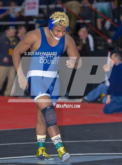 Thumbnail 1 in NYSPHSAA Wrestling Championships - Pigtails and Preliminaries photogallery.
